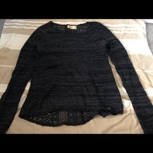 Hollister navy blue sweater